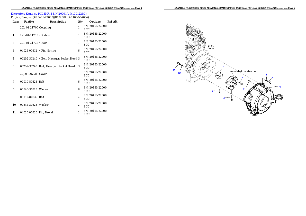 Protected: PC18MR-3 S/N 20001-UP Partsbook