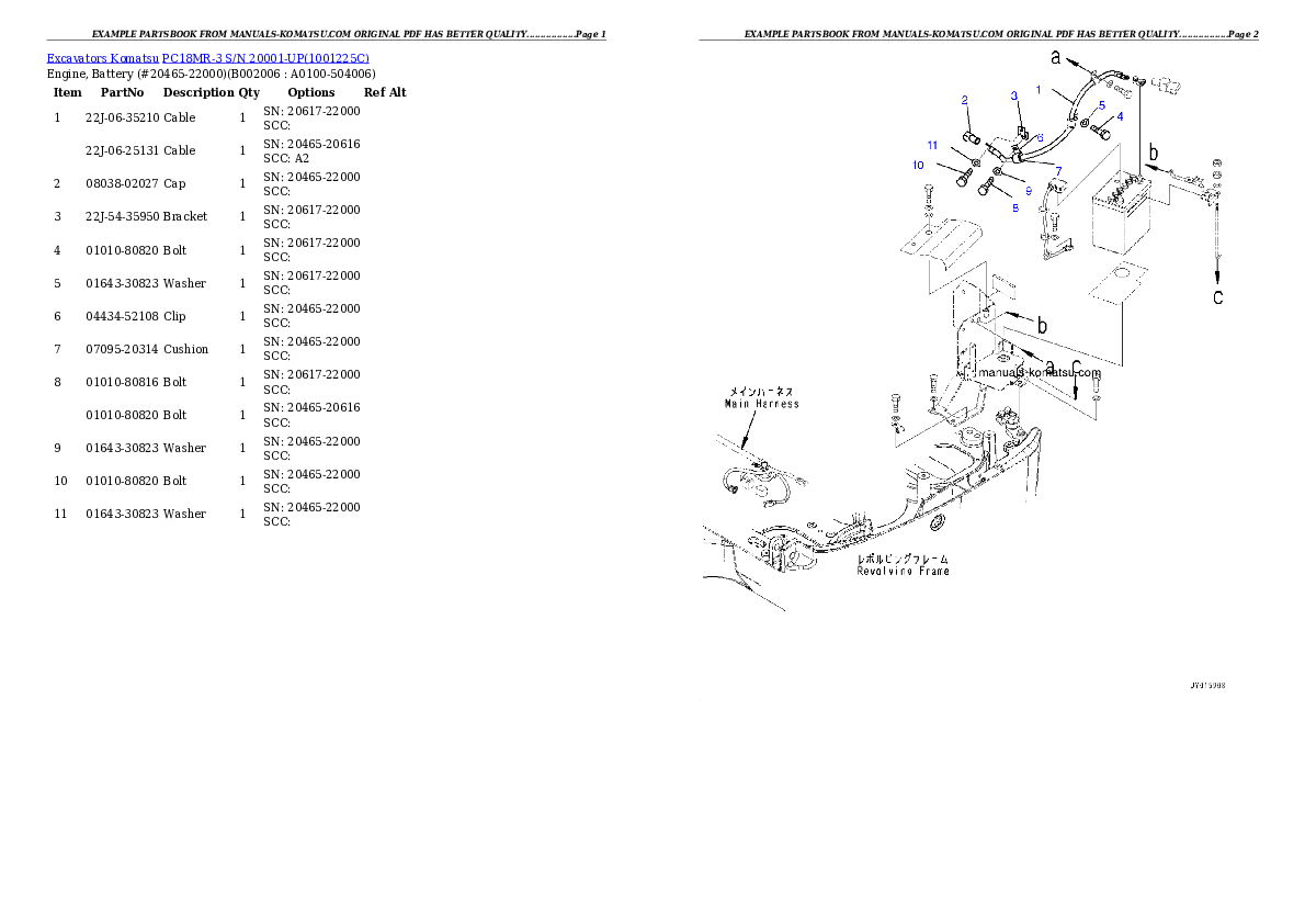 Protected: PC18MR-3 S/N 20001-UP Partsbook