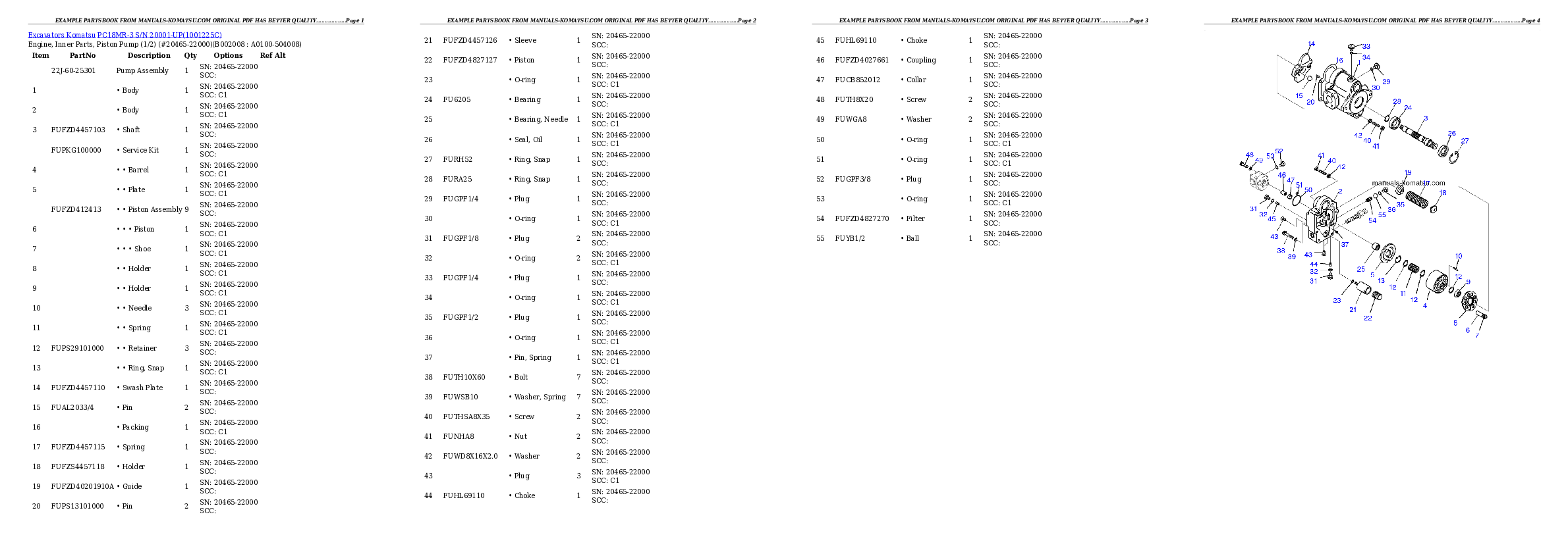 Protected: PC18MR-3 S/N 20001-UP Partsbook