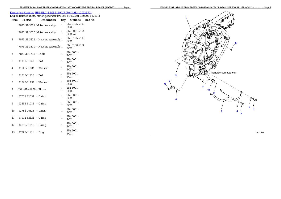Protected: HB365LC-3 S/N 5169-UP (For KAL) Partsbook