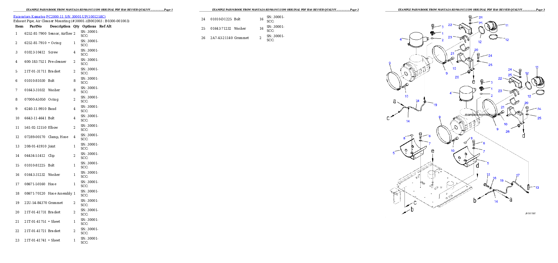Protected: PC2000-11 S/N 30001-UP Partsbook