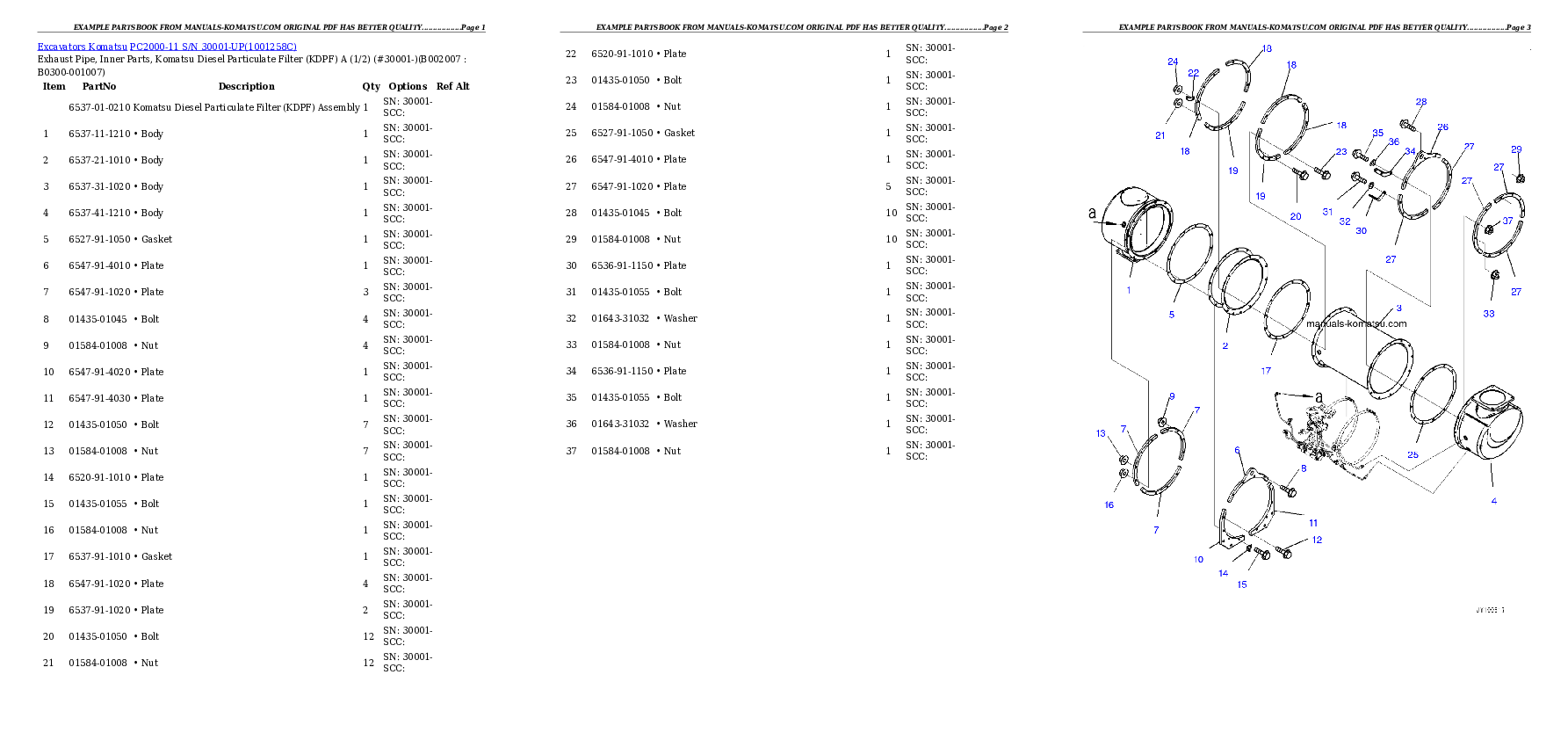 Protected: PC2000-11 S/N 30001-UP Partsbook