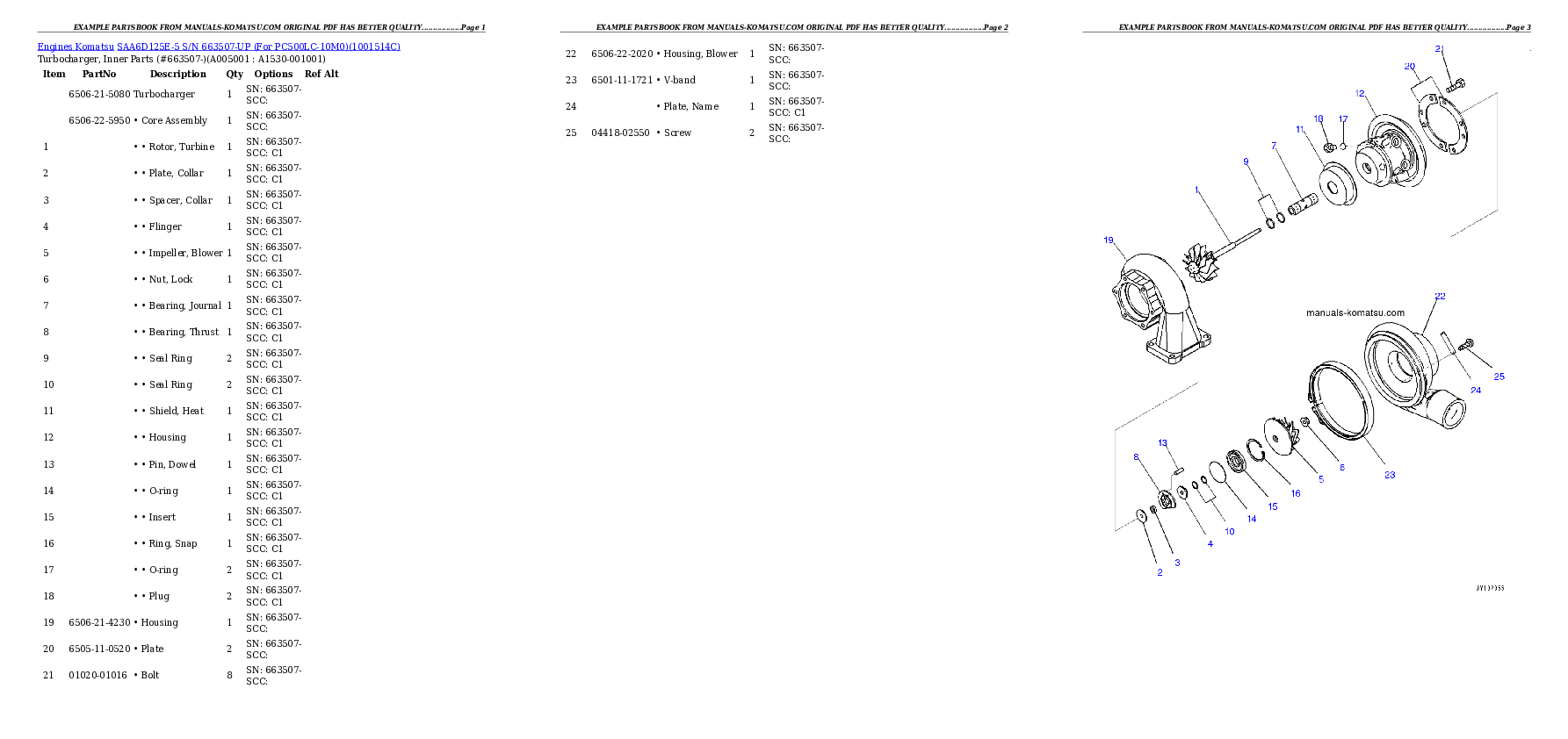 Protected: SAA6D125E-5 S/N 663507-UP (For PC500LC-10M0) Partsbook