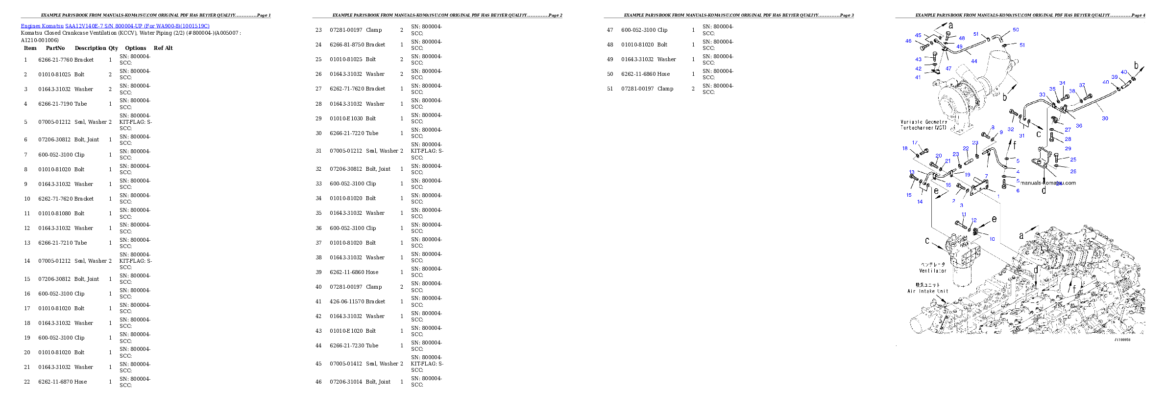 Protected: SAA12V140E-7 S/N 800004-UP (For WA900-8) Partsbook