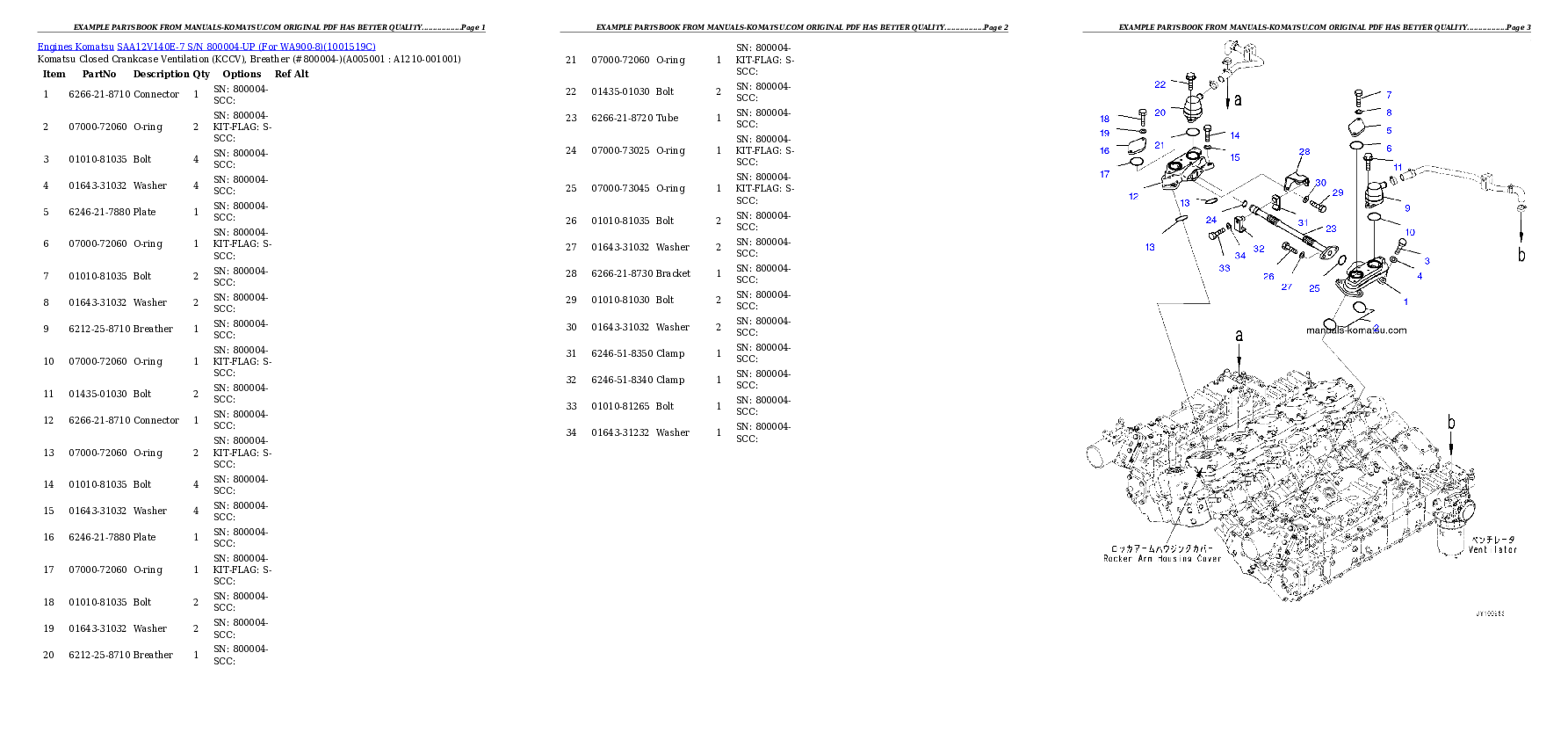 Protected: SAA12V140E-7 S/N 800004-UP (For WA900-8) Partsbook