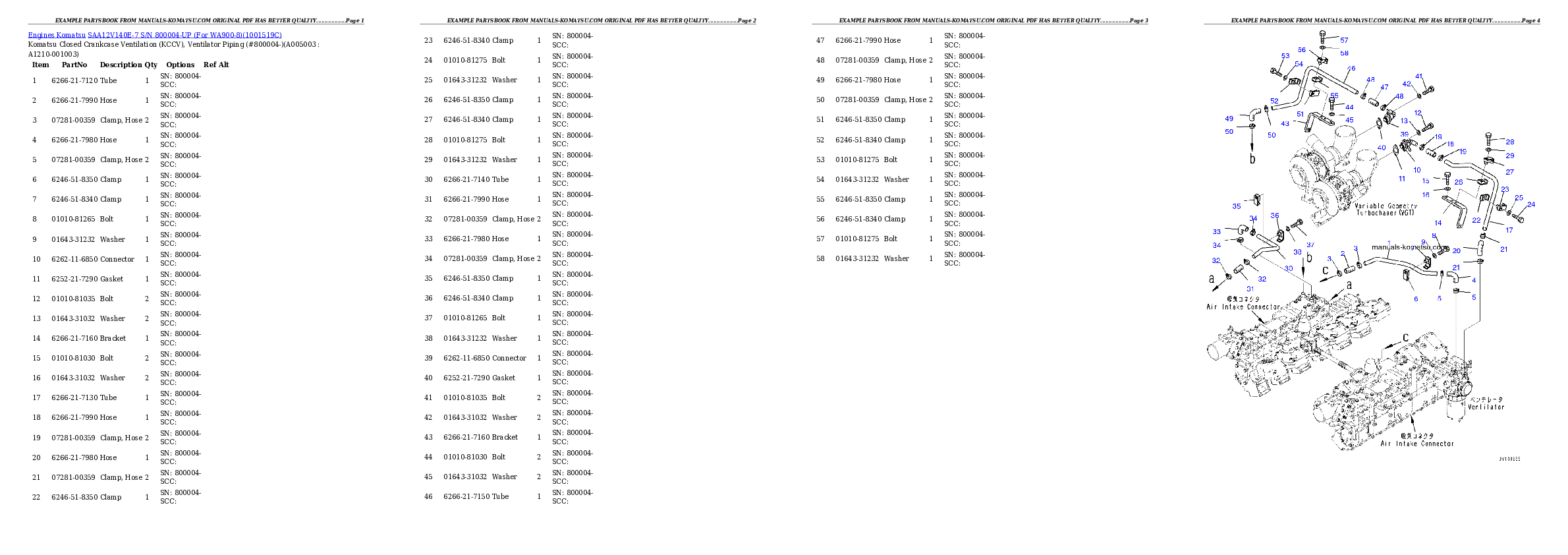 Protected: SAA12V140E-7 S/N 800004-UP (For WA900-8) Partsbook