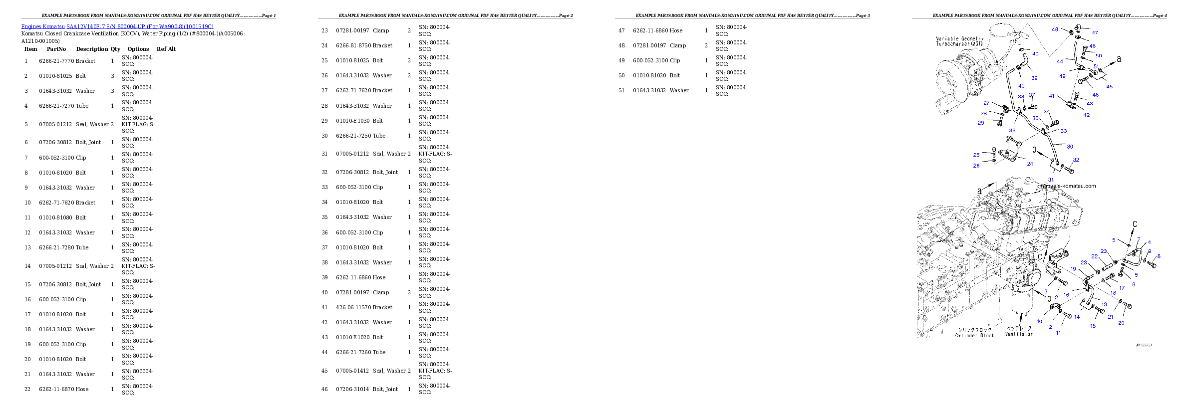 Protected: SAA12V140E-7 S/N 800004-UP (For WA900-8) Partsbook