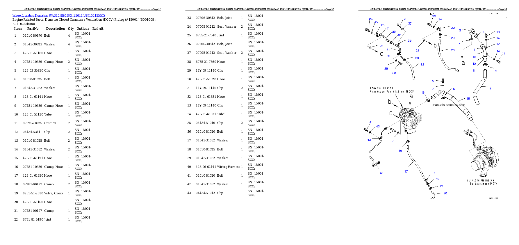 Protected: WA380-8E0 S/N 15648-UP Partsbook