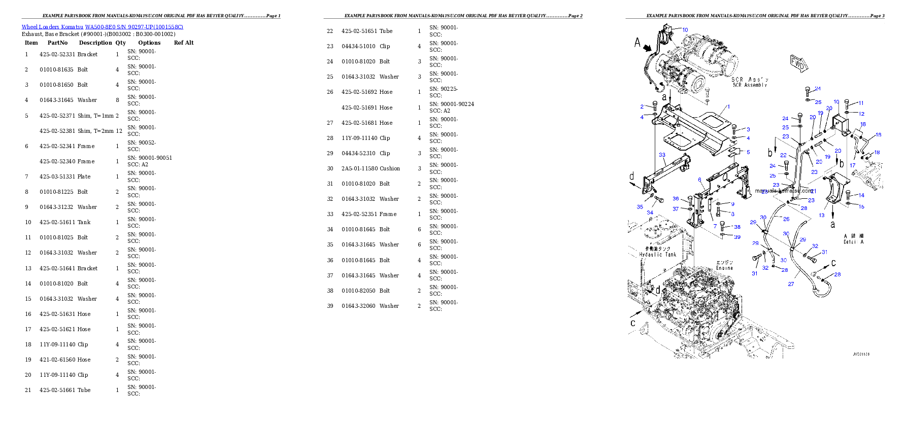 Protected: WA500-8E0 S/N 90297-UP Partsbook