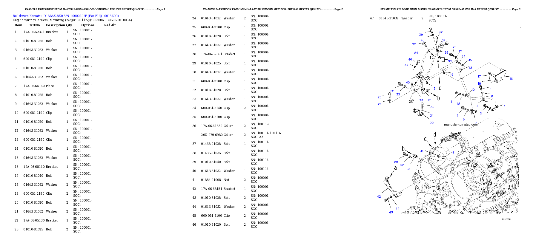 Protected: D155AX-8E0 S/N 100001-UP (For EU) Partsbook