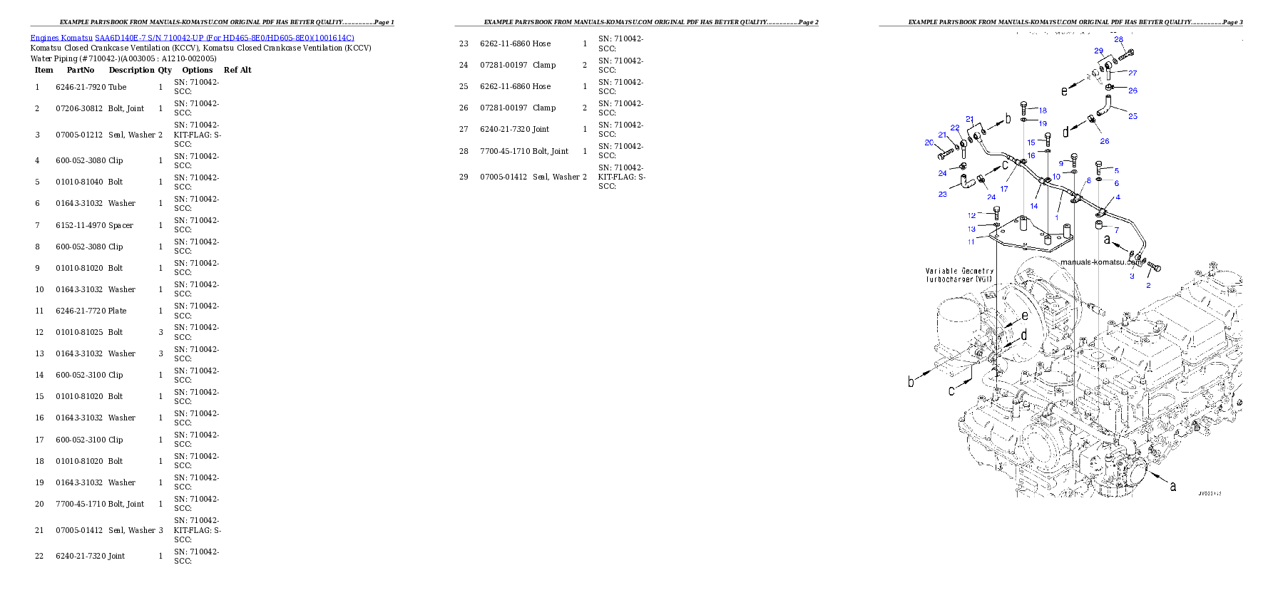 Protected: SAA6D140E-7 S/N 830235-UP (For WA500-8) Partsbook
