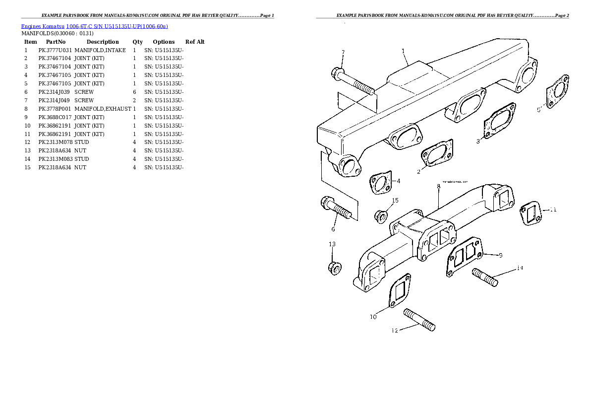 Protected: 1006-6T-C S/N U515135U-UP Partsbook