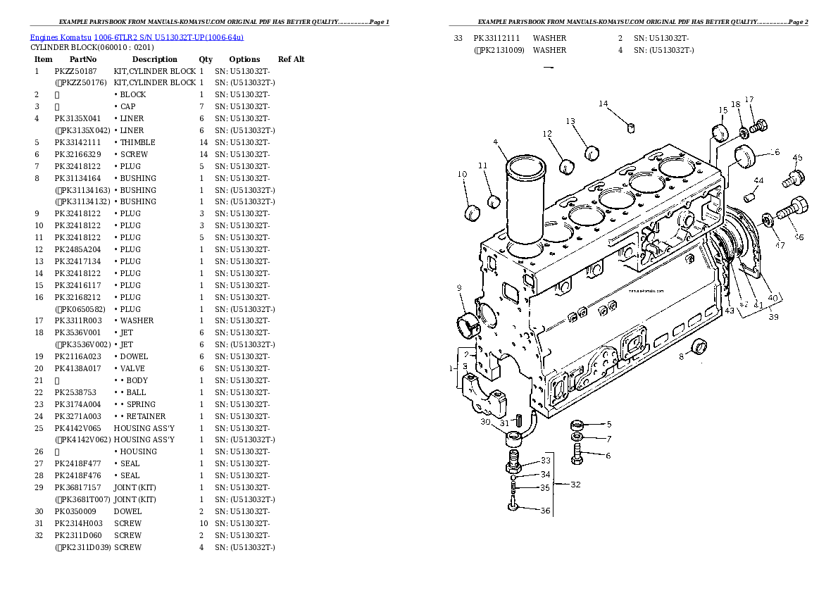 Protected: 1006-6TLR2 S/N U513032T-UP Partsbook