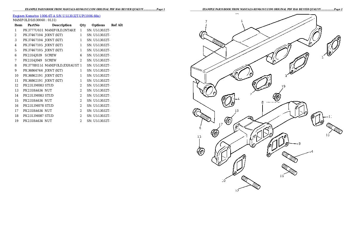Protected: 1006-6T-A S/N U513032T-UP Partsbook