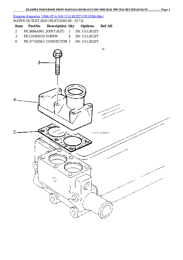 Protected: 1006-6T-A S/N U513032T-UP Partsbook