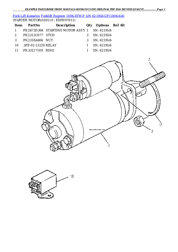 Protected: 1006-6TW-F S/N 621958-UP Partsbook