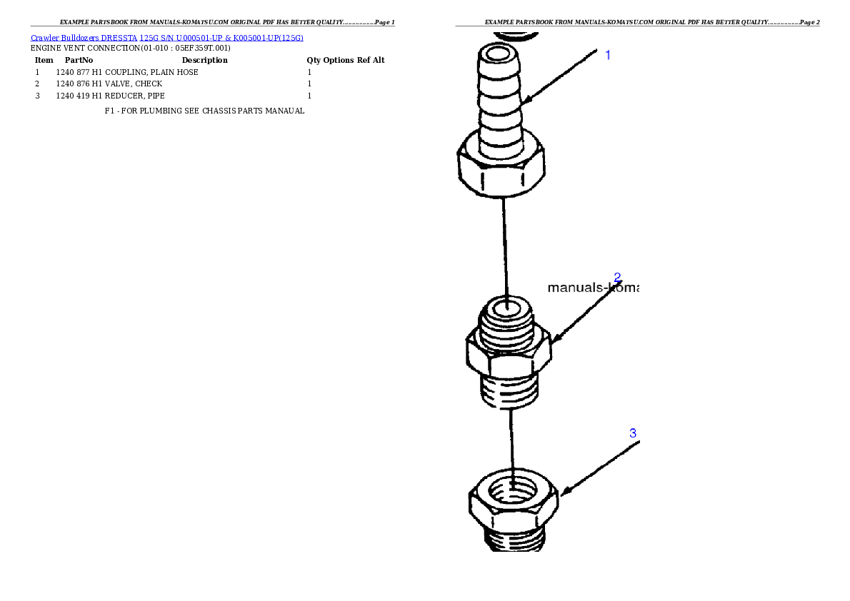 Protected: 125G S/N U000501-UP & K005001-UP Partsbook