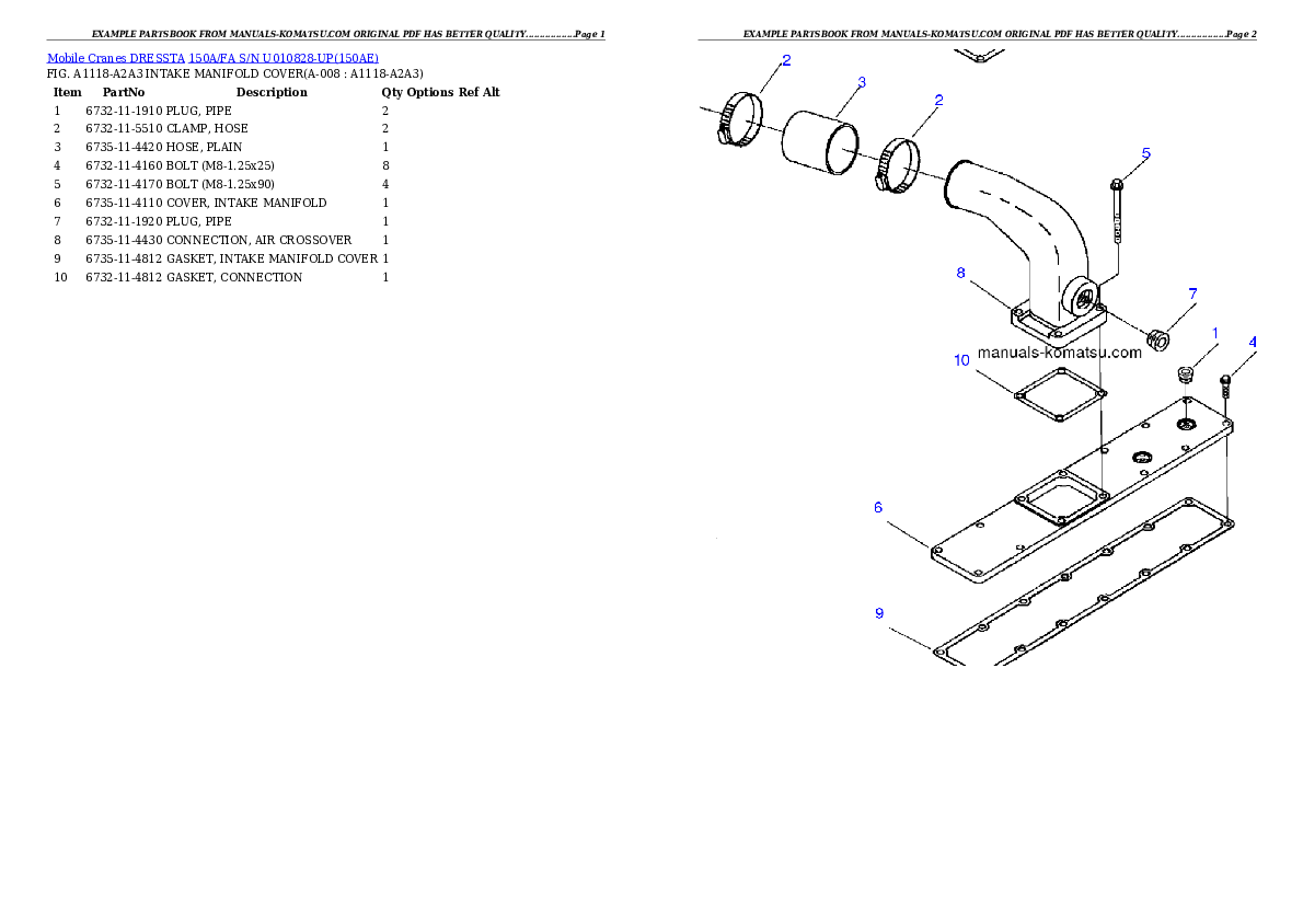 Protected: 150A/FA S/N U010828-UP Partsbook