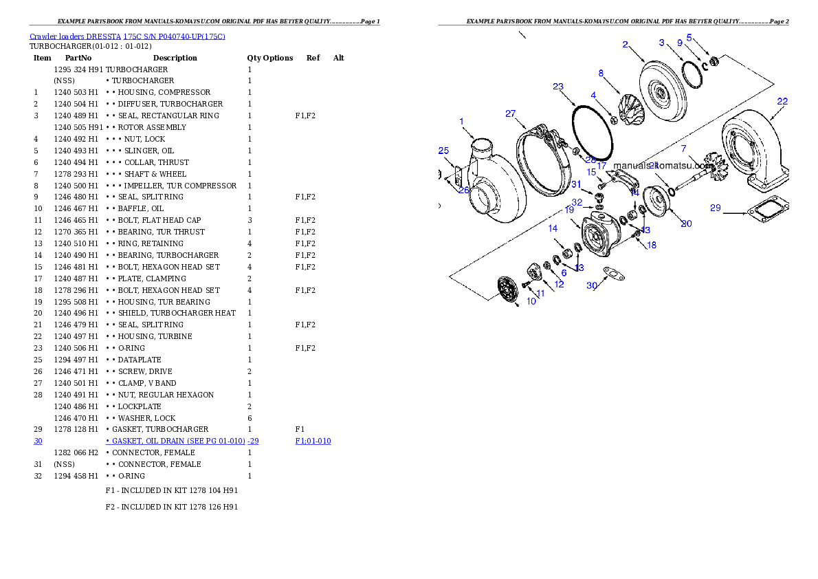 Protected: 175C S/N P040740-UP Partsbook