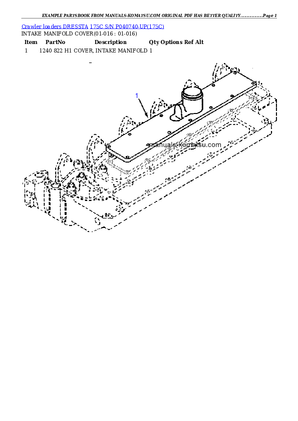 Protected: 175C S/N P040740-UP Partsbook
