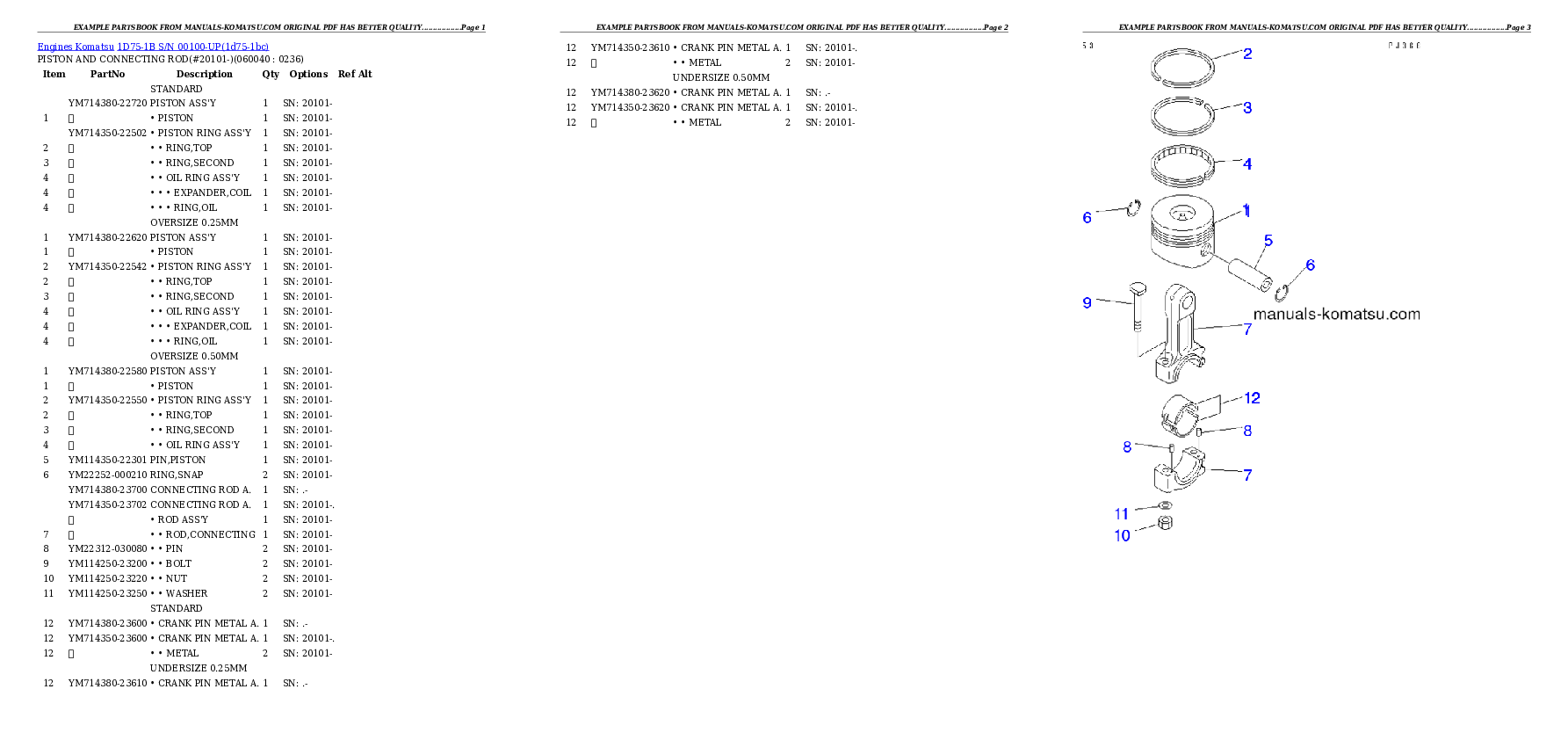 Protected: 1D75-1B S/N 00100-UP Partsbook