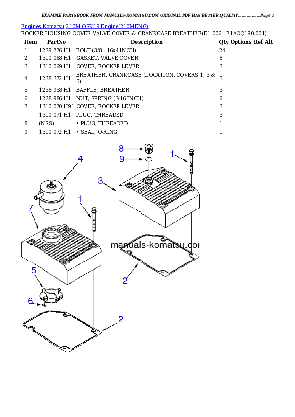 Protected: 210M QSK19 Engine Partsbook