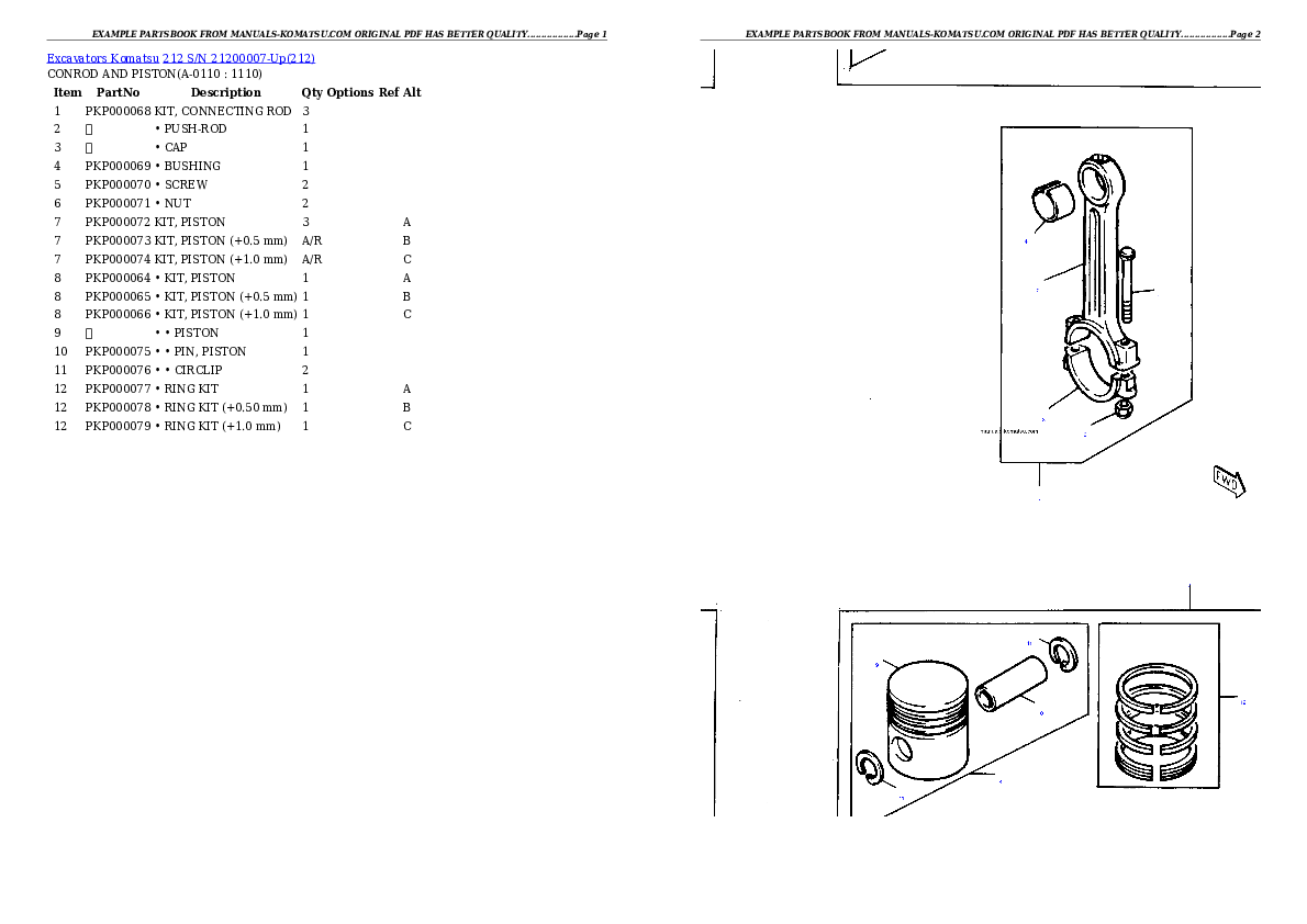 Protected: 212 S/N 21200007-Up Partsbook