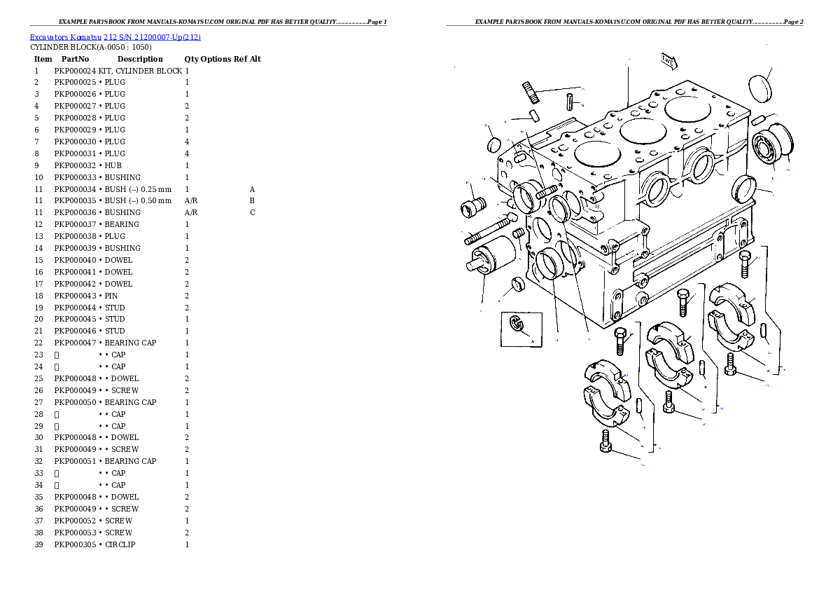 Protected: 212 S/N 21200007-Up Partsbook