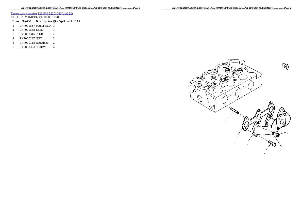 Protected: 222 S/N 22201043-Up Partsbook