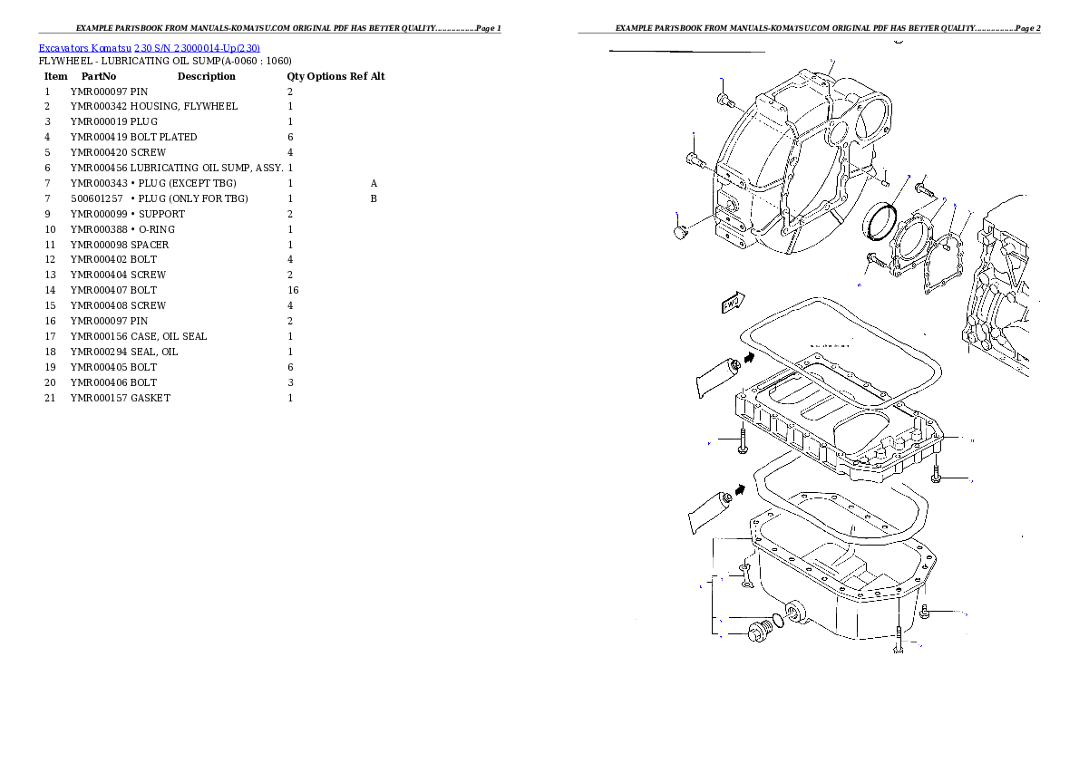 Protected: 230 S/N 23000014-Up Partsbook