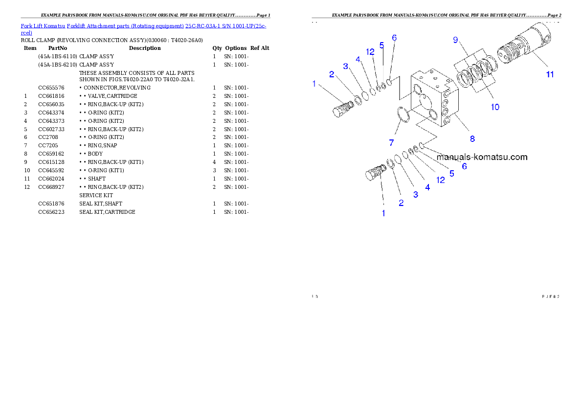 Protected: 25C-RC-03A-1 S/N 1001-UP Partsbook