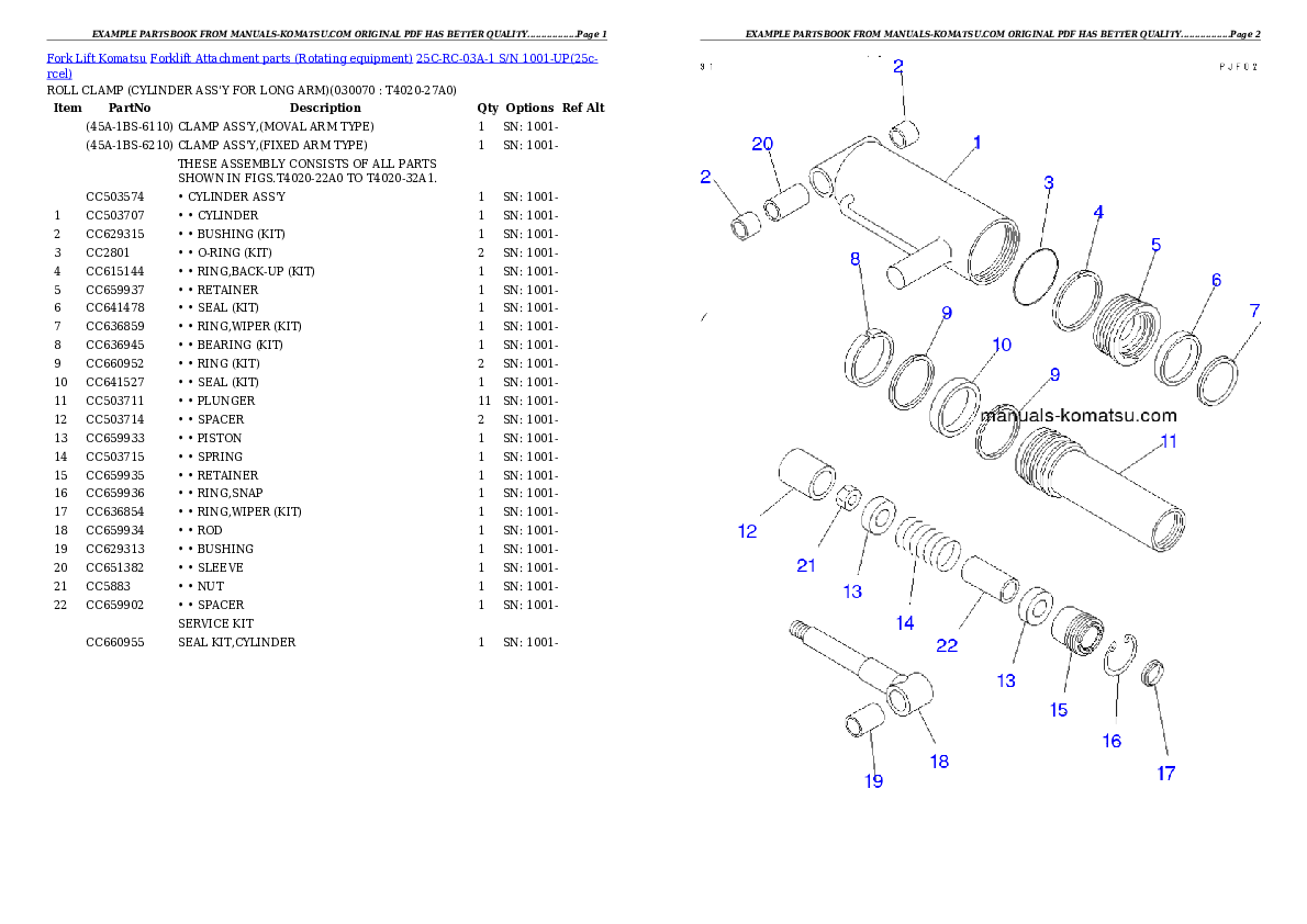 Protected: 25C-RC-03A-1 S/N 1001-UP Partsbook