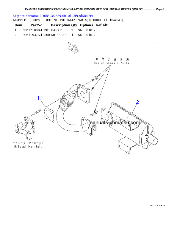 Protected: 2D68E-3A S/N 00101-UP Partsbook
