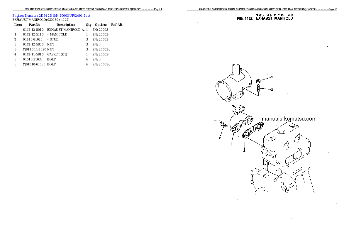 Protected: 2D94-2D S/N 20003-UP Partsbook