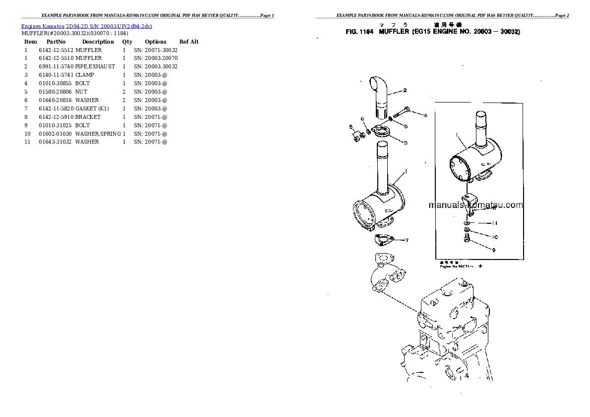 Protected: 2D94-2D S/N 20003-UP Partsbook