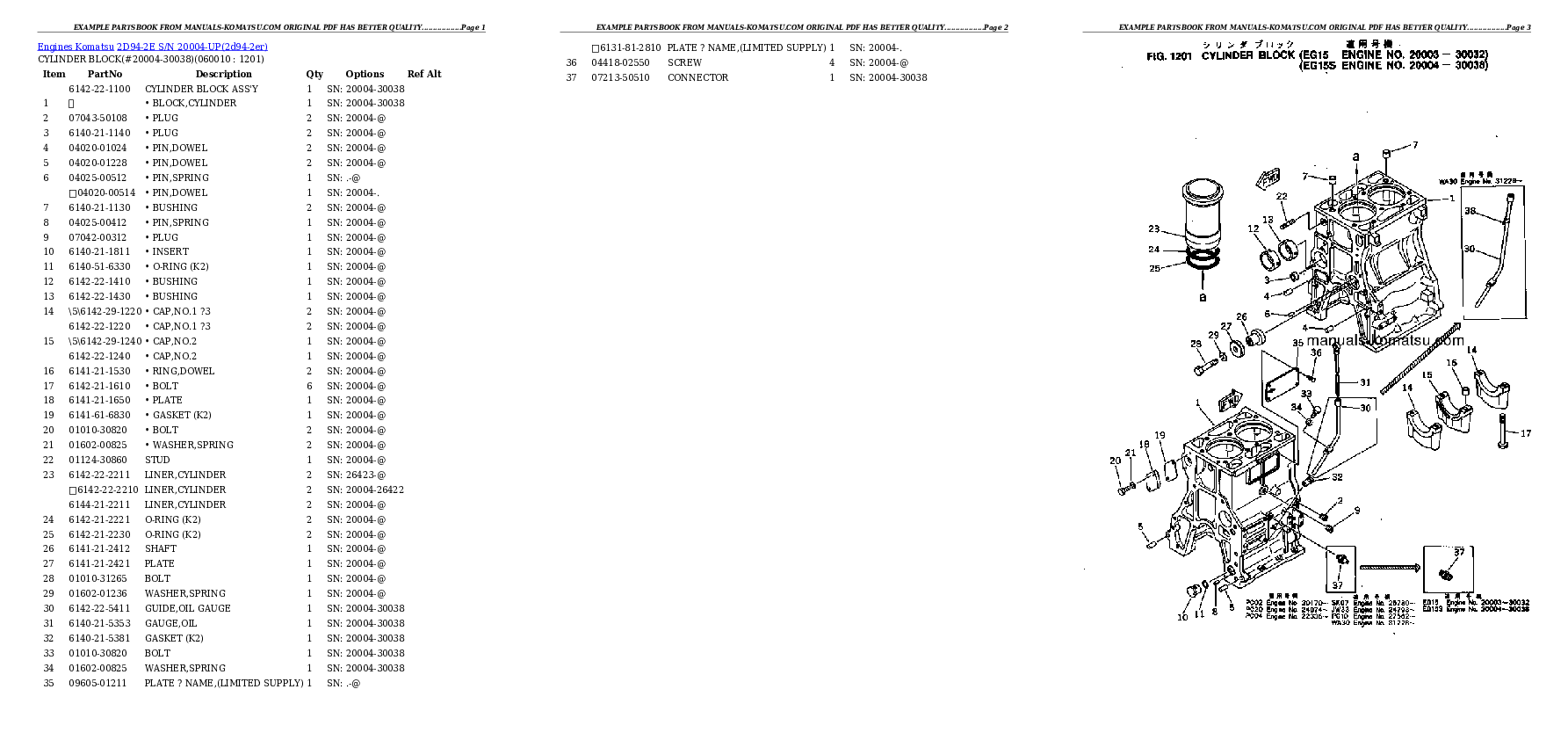 Protected: 2D94-2E S/N 20004-UP Partsbook