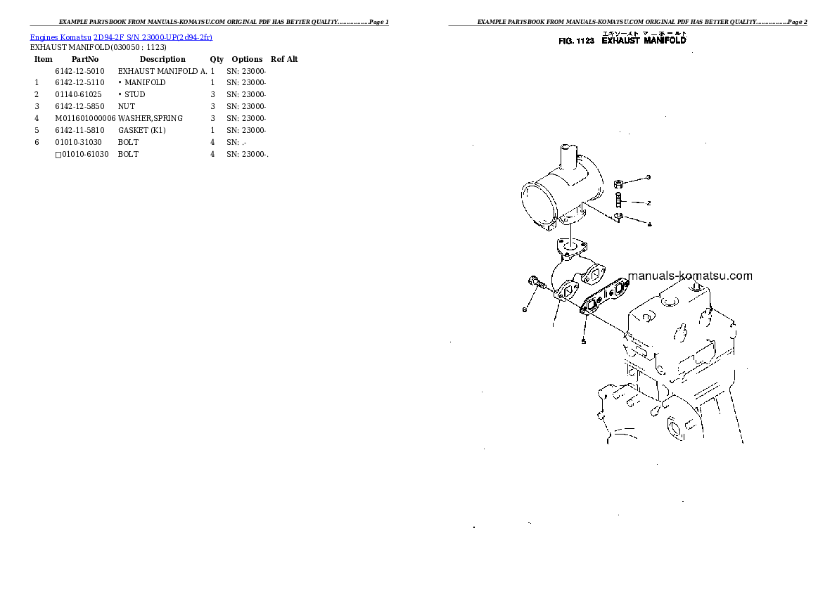 Protected: 2D94-2F S/N 23000-UP Partsbook