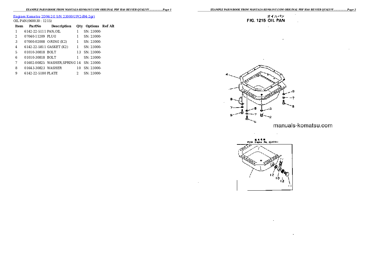 Protected: 2D94-2G S/N 23000-UP Partsbook