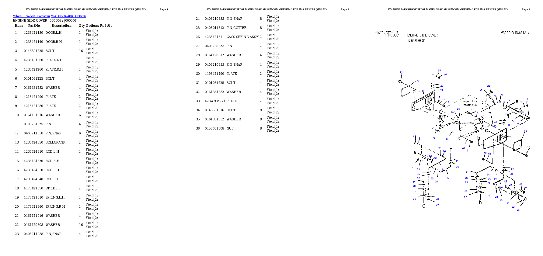 Protected: WA380-3(-40) Partsbook