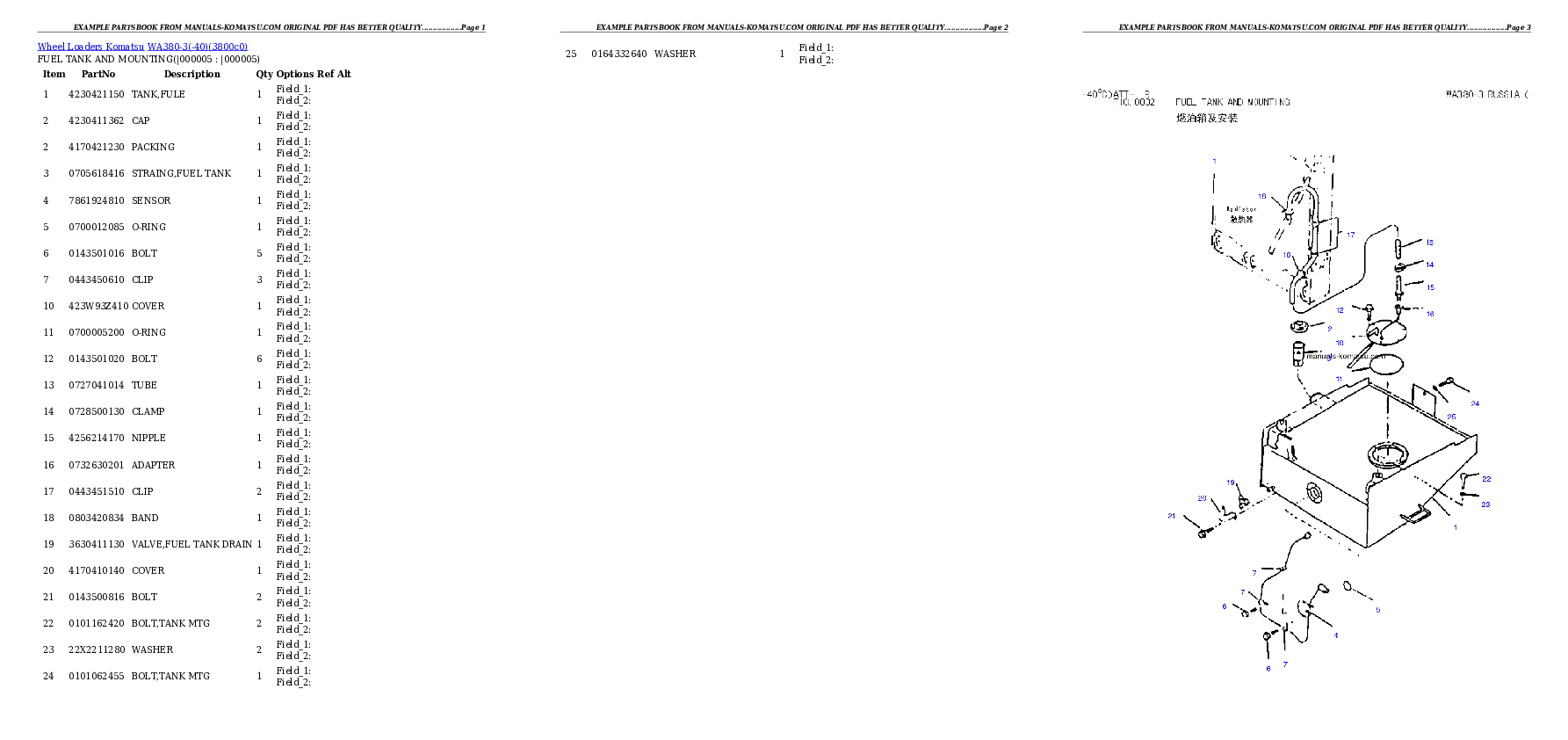 Protected: WA380-3(-40) Partsbook