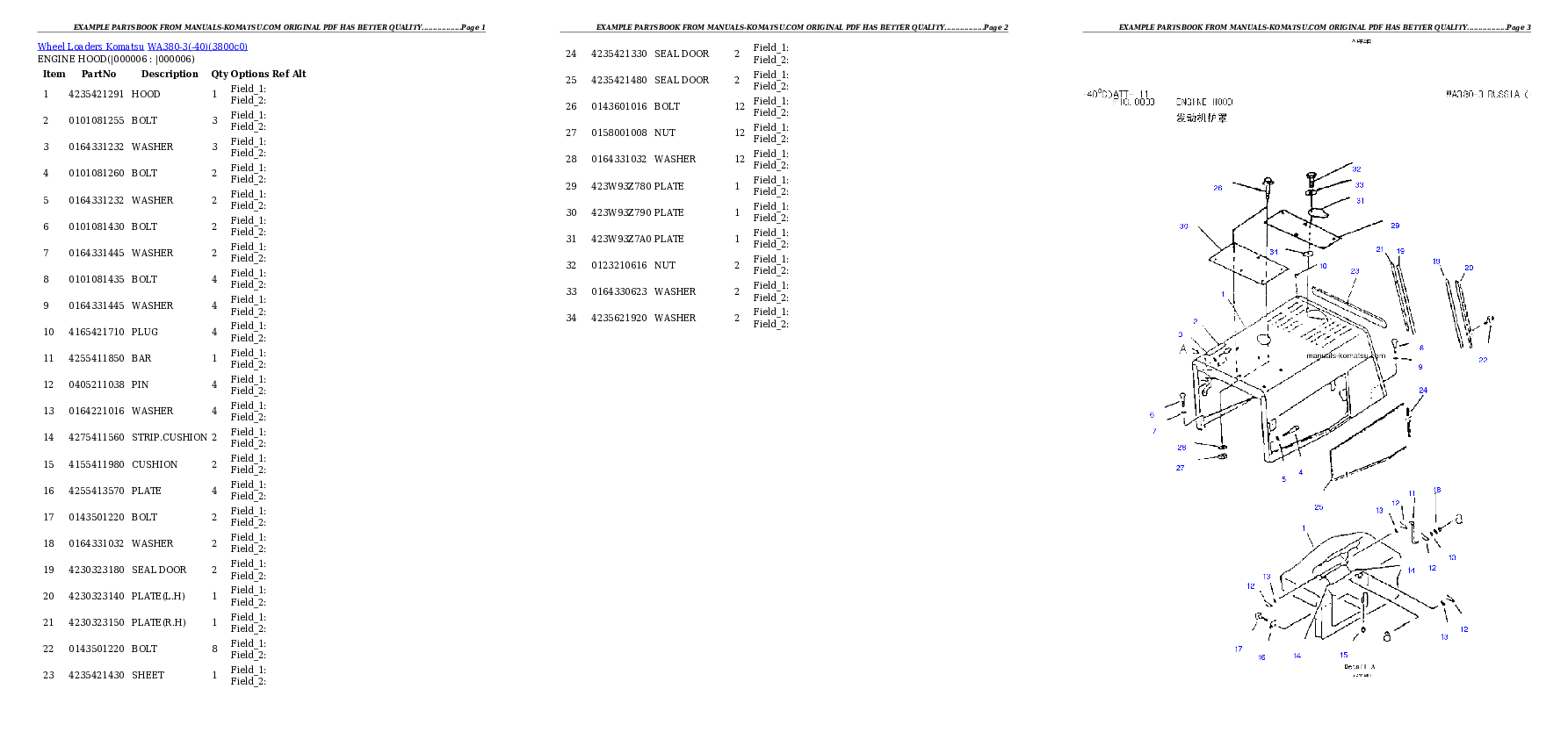 Protected: WA380-3(-40) Partsbook