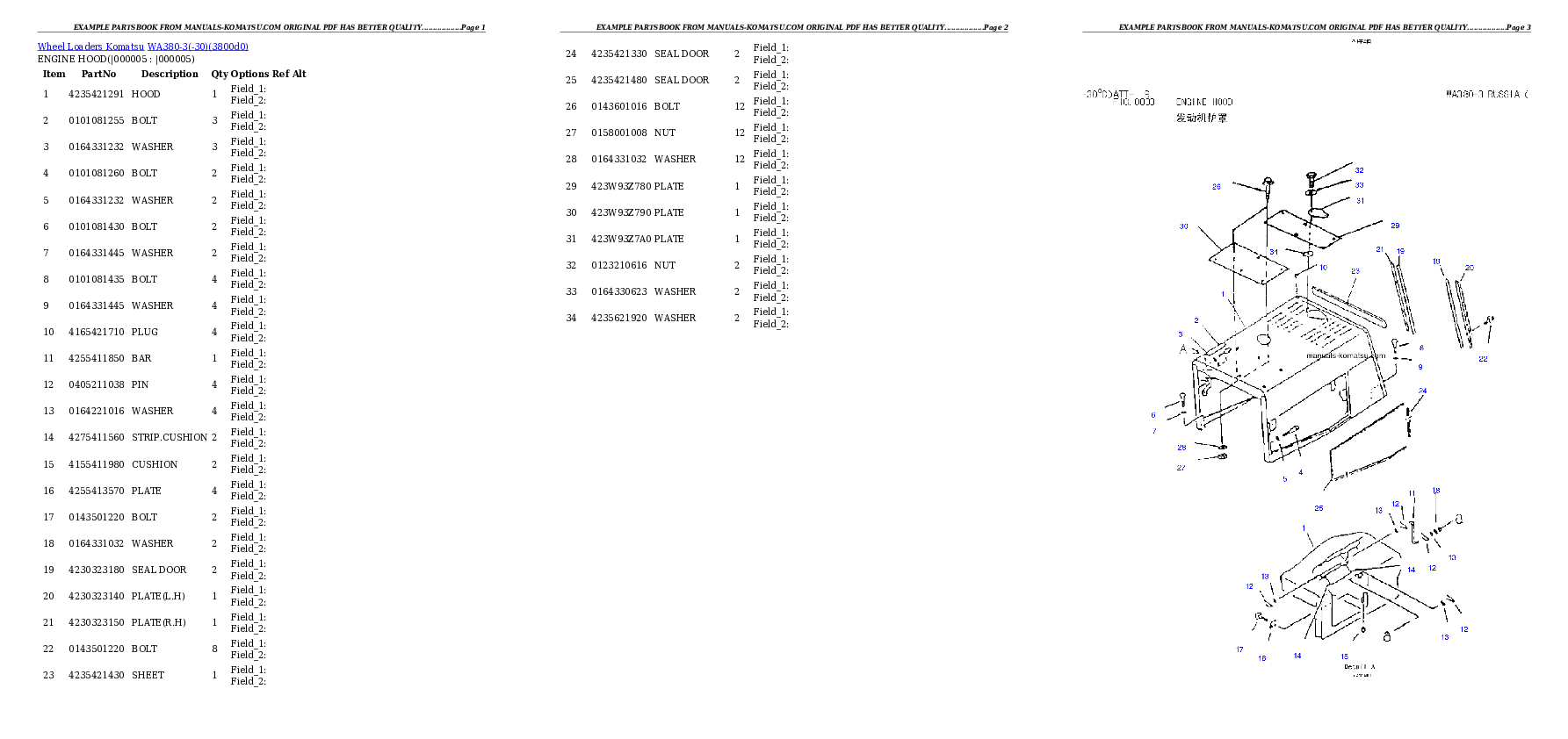 Protected: WA380-3(-30) Partsbook