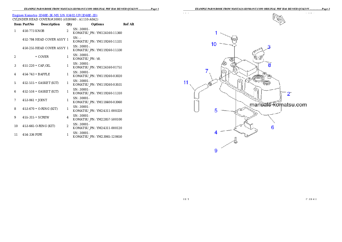 Protected: 3D68E-3K-MX S/N 03402-UP Partsbook