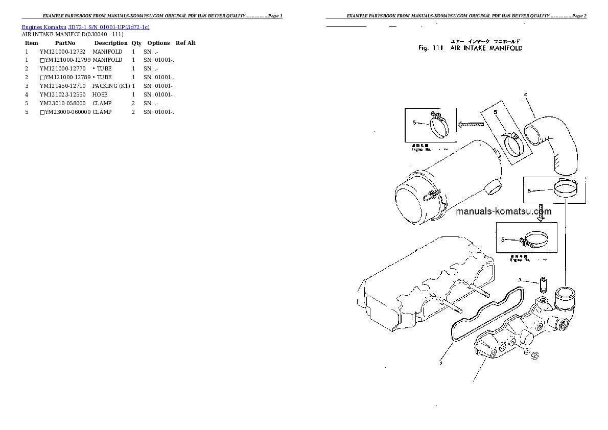Protected: 3D72-1 S/N 01001-UP Partsbook