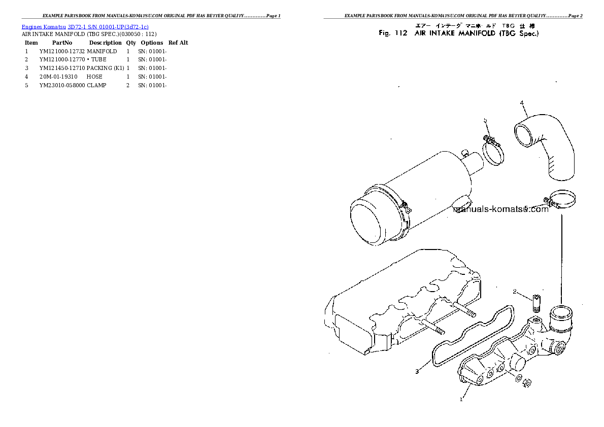 Protected: 3D72-1 S/N 01001-UP Partsbook