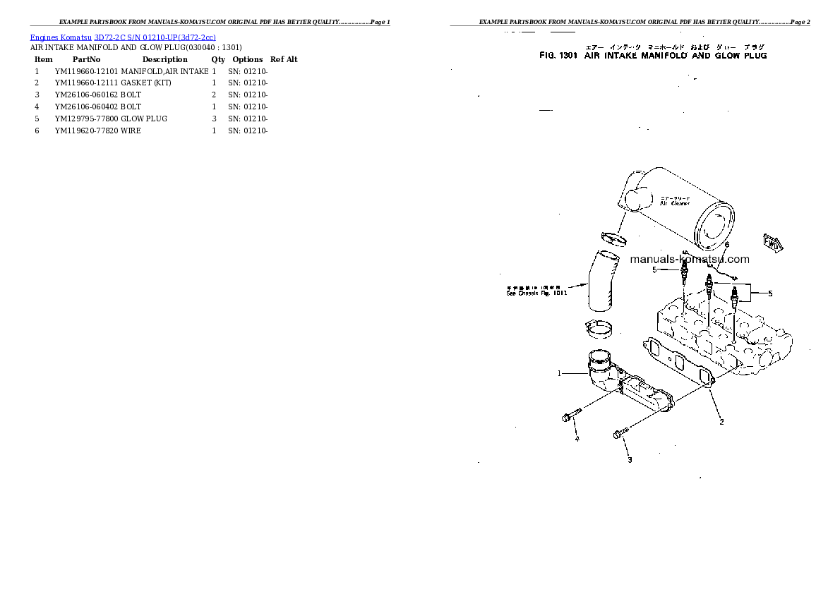 Protected: 3D72-2C S/N 01210-UP Partsbook
