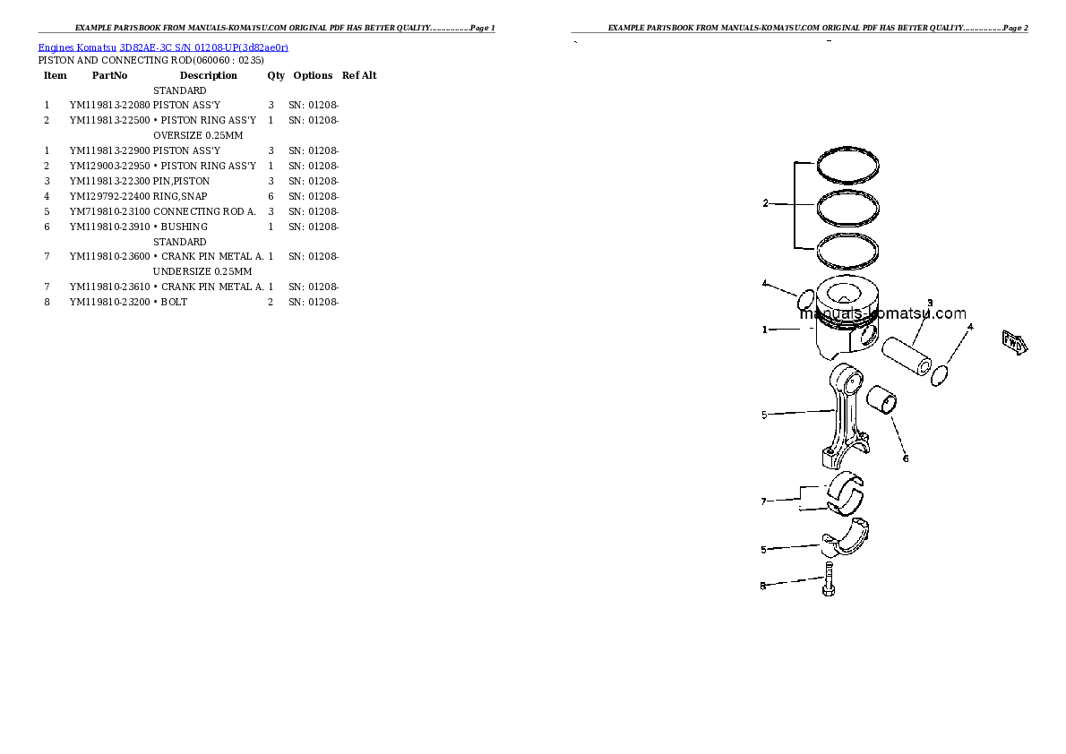 Protected: 3D82AE-3C S/N 01208-UP Partsbook