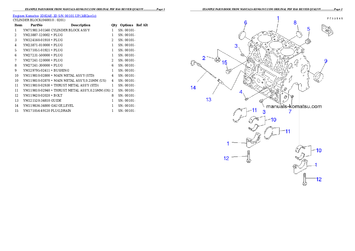 Protected: 3D82AE-3D S/N 00101-UP Partsbook