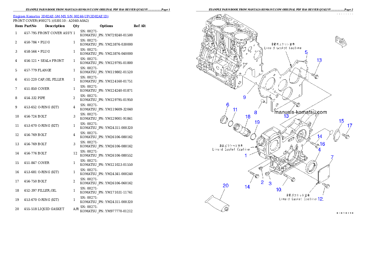 Protected: 3D82AE-5M-MX S/N 00246-UP Partsbook
