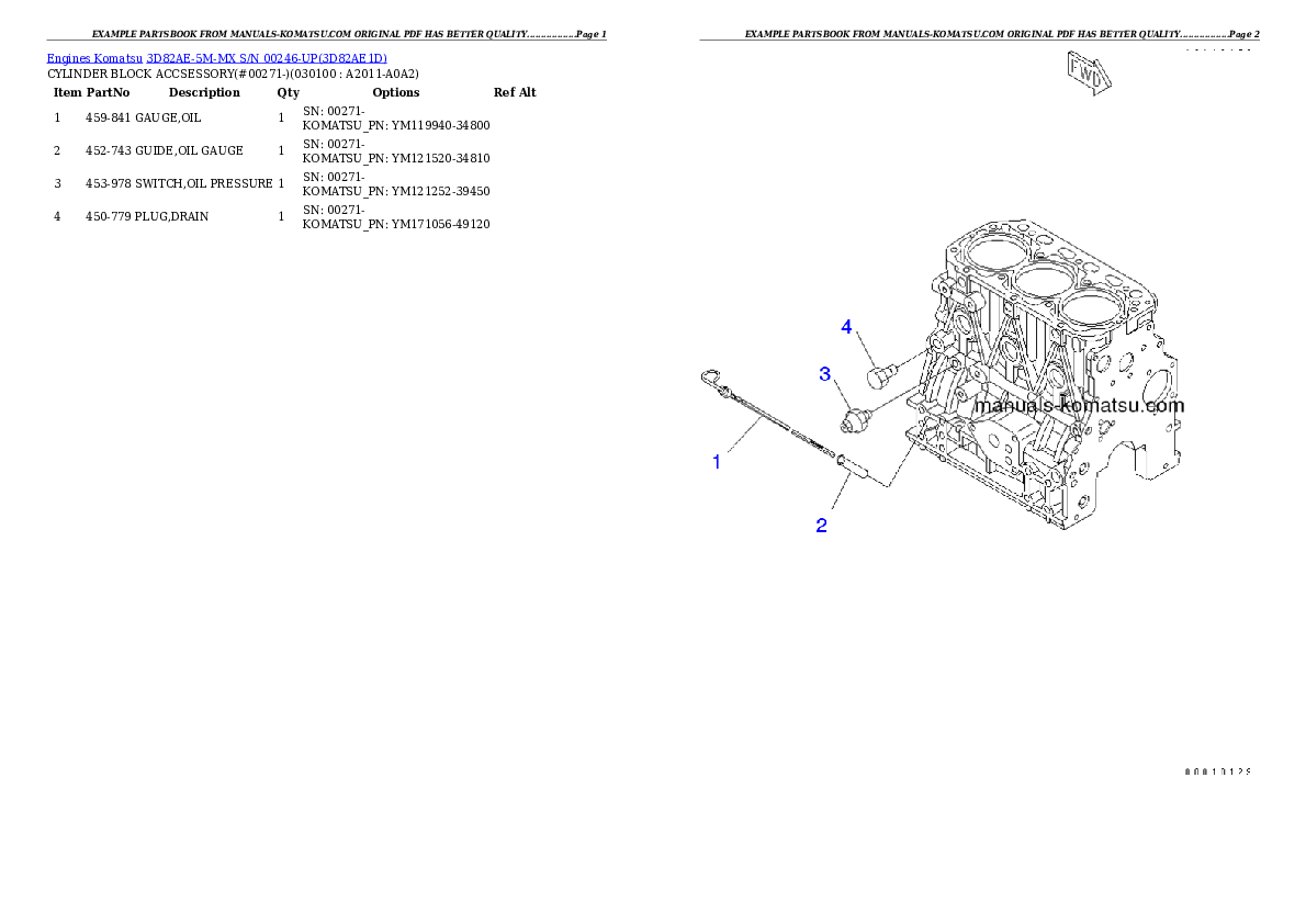 Protected: 3D82AE-5M-MX S/N 00246-UP Partsbook